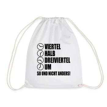 Ostdeutschland Geschenk DDR Ossi - Turnbeutel - Weiß - Vorne