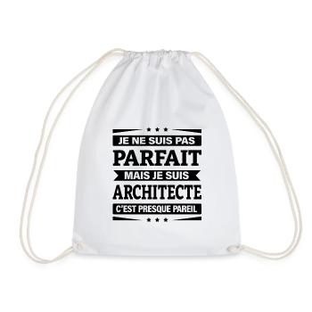 ARCHITECTE - Sac de sport léger - blanc - Devant