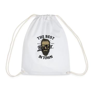 The best barber in town - Sac de sport léger - blanc - Devant