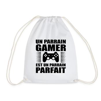 PARRAIN GAMER - Sac de sport léger - blanc - Devant
