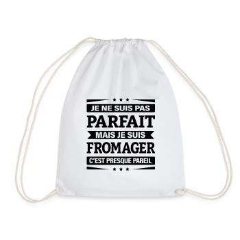 JE SUIS FROMAGER - Sac de sport léger - blanc - Devant