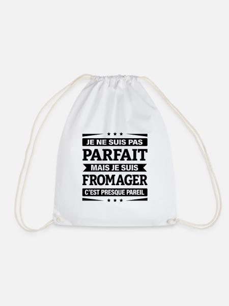 JE SUIS FROMAGER - Sac de sport léger - blanc