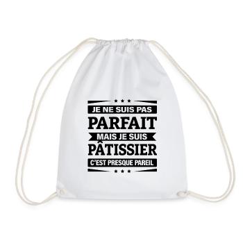 JE SUIS PÂTISSIER - Sac de sport léger - blanc - Devant