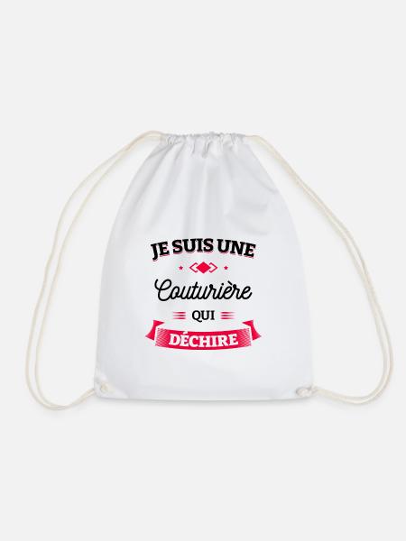 COUTURIÈRE QUI DÉCHIRE - Sac de sport léger - blanc