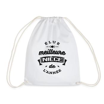 ELUE MEILLEURE NIECE DE L'ANNEE - Sac de sport léger - blanc - Devant