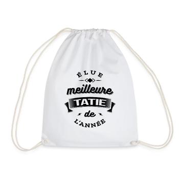 ELUE MEILLEURE TATIE DE L'ANNEE - Sac de sport léger - blanc - Devant