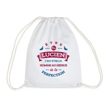 LUCIEN PARFAIT - NOM LUCIEN - Sac de sport léger - blanc - Devant