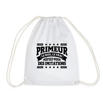 PRIMEUR LE SEUL LE VRAI - Sac de sport léger - blanc - Devant