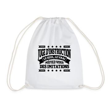 JUGE D'INSTRUCTION LE SEUL LE VRAI - Sac de sport léger - blanc - Devant