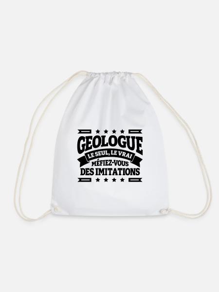 GEOLOGUE LE SEUL LE VRAI - Sac de sport léger - blanc