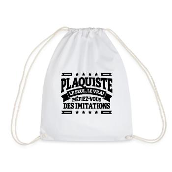 PLAQUISTE LE SEUL LE VRAI - Sac de sport léger - blanc - Devant