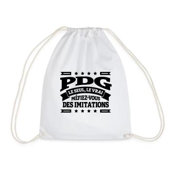 PDG LE SEUL LE VRAI - Sac de sport léger - blanc - Devant