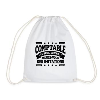 COMPTABLE LE SEUL LE VRAI - Sac de sport léger - blanc - Devant