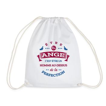 ANGE PARFAIT - NOM ANGE - Sac de sport léger - blanc - Devant