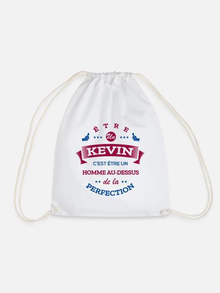 KEVIN PARFAIT - NOM KEVIN - Sac de sport léger - blanc