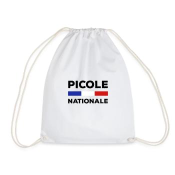 PICOLE NATIONALE - Sac de sport léger - blanc - Devant