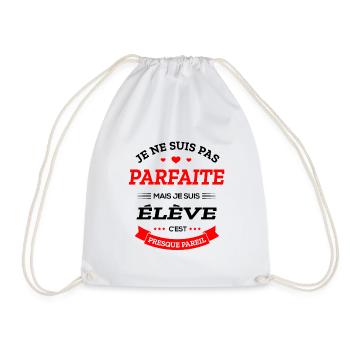 ÉLÈVE PARFAITE - Sac de sport léger - blanc - Devant