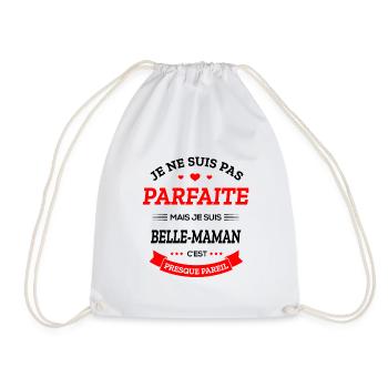 BELLE-MAMAN PARFAITE - Sac de sport léger - blanc - Devant
