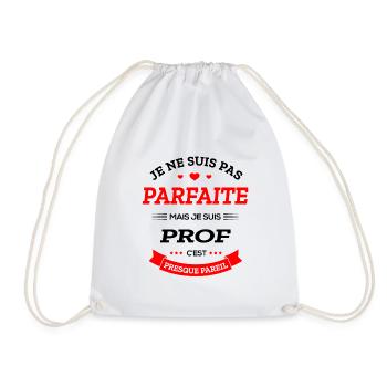 PROF PARFAITE - Sac de sport léger - blanc - Devant
