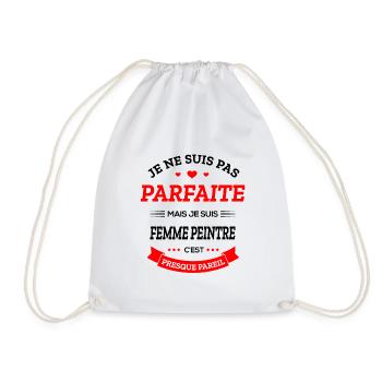 FEMME PEINTRE PARFAITE - Sac de sport léger - blanc - Devant