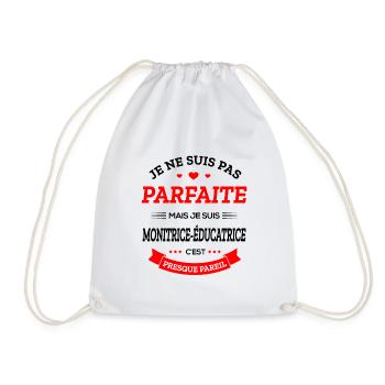 MONITRICE-ÉDUCATRICE PARFAITE - Sac de sport léger - blanc - Devant