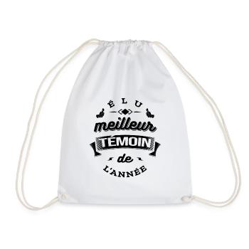 ÉLU MEILLEUR TÉMOIN DE L'ANNÉE - Sac de sport léger - blanc - Devant
