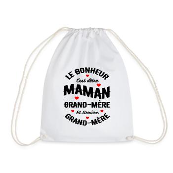 MAMAN GRAND-MÈRE ET ARRIÈRE GRAND-MÈRE - Sac de sport léger - blanc - Devant