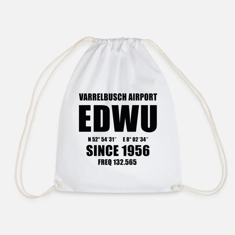 Varrelbusch Airport EDWU 132.565 - Turnbeutel - Weiß