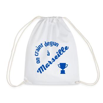 On craint dégun à Marseille - Sac de sport léger - blanc - Devant