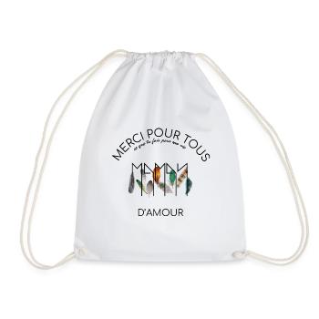 Merci pour tous ce que tu fais maman - Sac de sport léger - blanc - Devant
