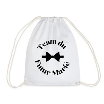 EVG Team Futur Marié. Enterrement vie célibataire - Sac de sport léger - blanc - Devant