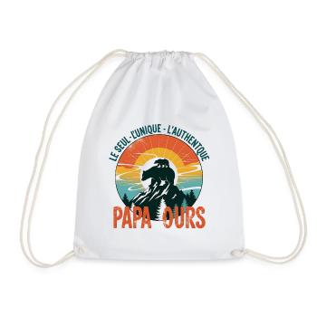 PAPA OURS - Turnbeutel - Weiß - Vorne
