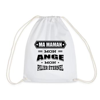 MA MAMAN MON ANGE MON PILIER ETERNEL - Sac de sport léger - blanc - Devant