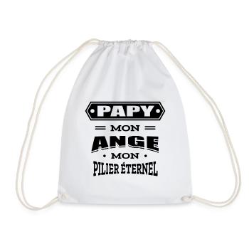 PAPY MON ANGE MON PILIER ETERNEL - Sac de sport léger - blanc - Devant