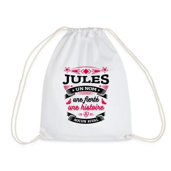 JULES UN NOM UNE FIERTÉ AUCUN RIVAL - Sac de sport léger - blanc - Devant