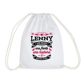 LENNY UN NOM UNE FIERTÉ AUCUN RIVAL - Sac de sport léger - blanc - Devant