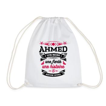 AHMED UN NOM UNE FIERTÉ AUCUN RIVAL - Sac de sport léger - blanc - Devant