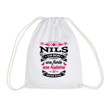 NILS UN NOM UNE FIERTÉ AUCUN RIVAL - Sac de sport léger - blanc - Devant
