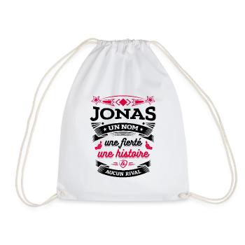 JONAS UN NOM UNE FIERTÉ AUCUN RIVAL - Sac de sport léger - blanc - Devant