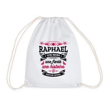 RAPHAEL UN NOM UNE FIERTÉ AUCUN RIVAL - Sac de sport léger - blanc - Devant