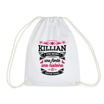 KILLIAN UN NOM UNE FIERTÉ AUCUN RIVAL - Sac de sport léger - blanc - Devant