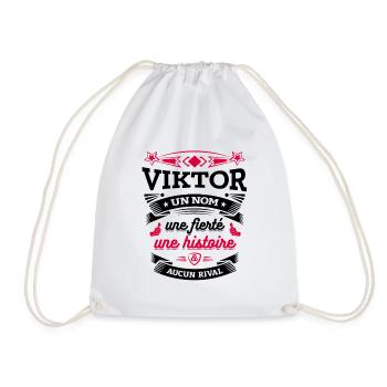 VIKTOR UN NOM UNE FIERTÉ AUCUN RIVAL - Sac de sport léger - blanc - Devant