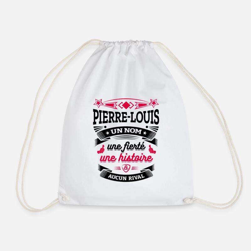 PIERRE-LOUIS UN NOM UNE FIERTÉ AUCUN RIVAL - Sac de sport léger - blanc
