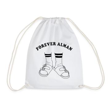 Forever Alman | Typisch Deutsch | Geschenkidee - Turnbeutel - Weiß - Vorne