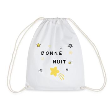 Bonne nuit - Sac de sport léger - blanc - Devant