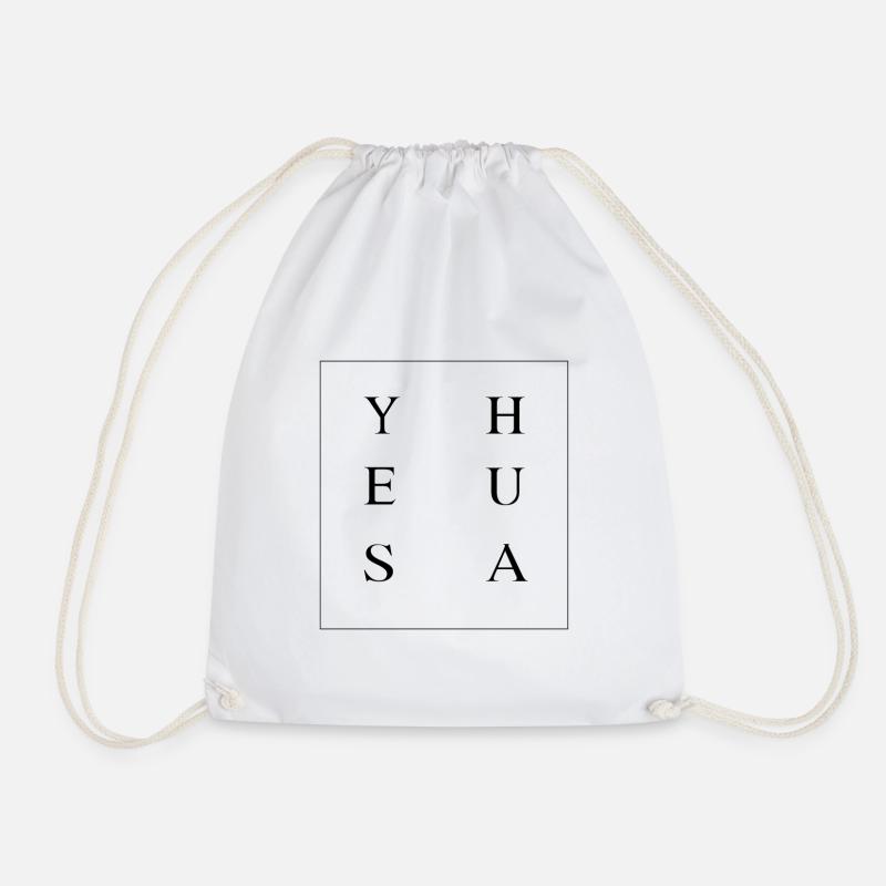YESHUA Retro - Turnbeutel - Weiß