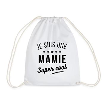 Je suis une mamie super cool, cadeau grand-mère - Sac de sport léger - blanc - Devant