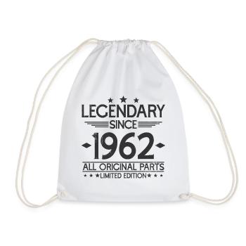 Légendaire né depuis 1962 anniversaire - Sac de sport léger - blanc - Devant