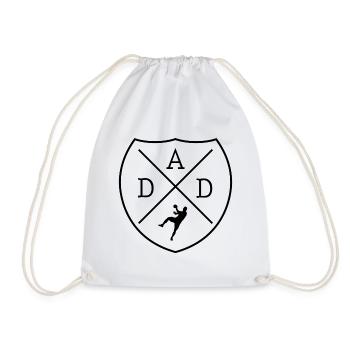 Handballeur Joueur de Handball Papa Père Père - Sac de sport léger - blanc - Devant