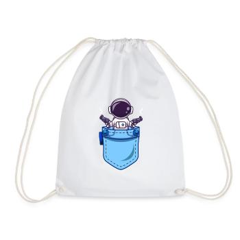 Astronaute - Garde - Sac de sport léger - blanc - Devant